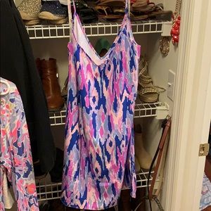 EUC xl silk dress